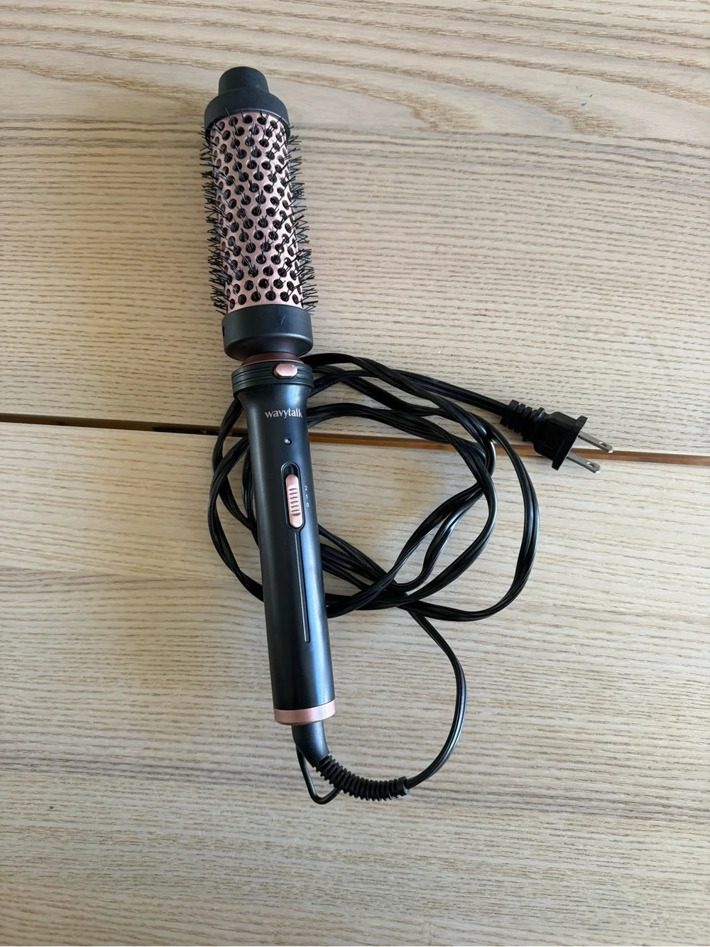 Wavytalk Black and Rose Gold Hot Air Round Brush